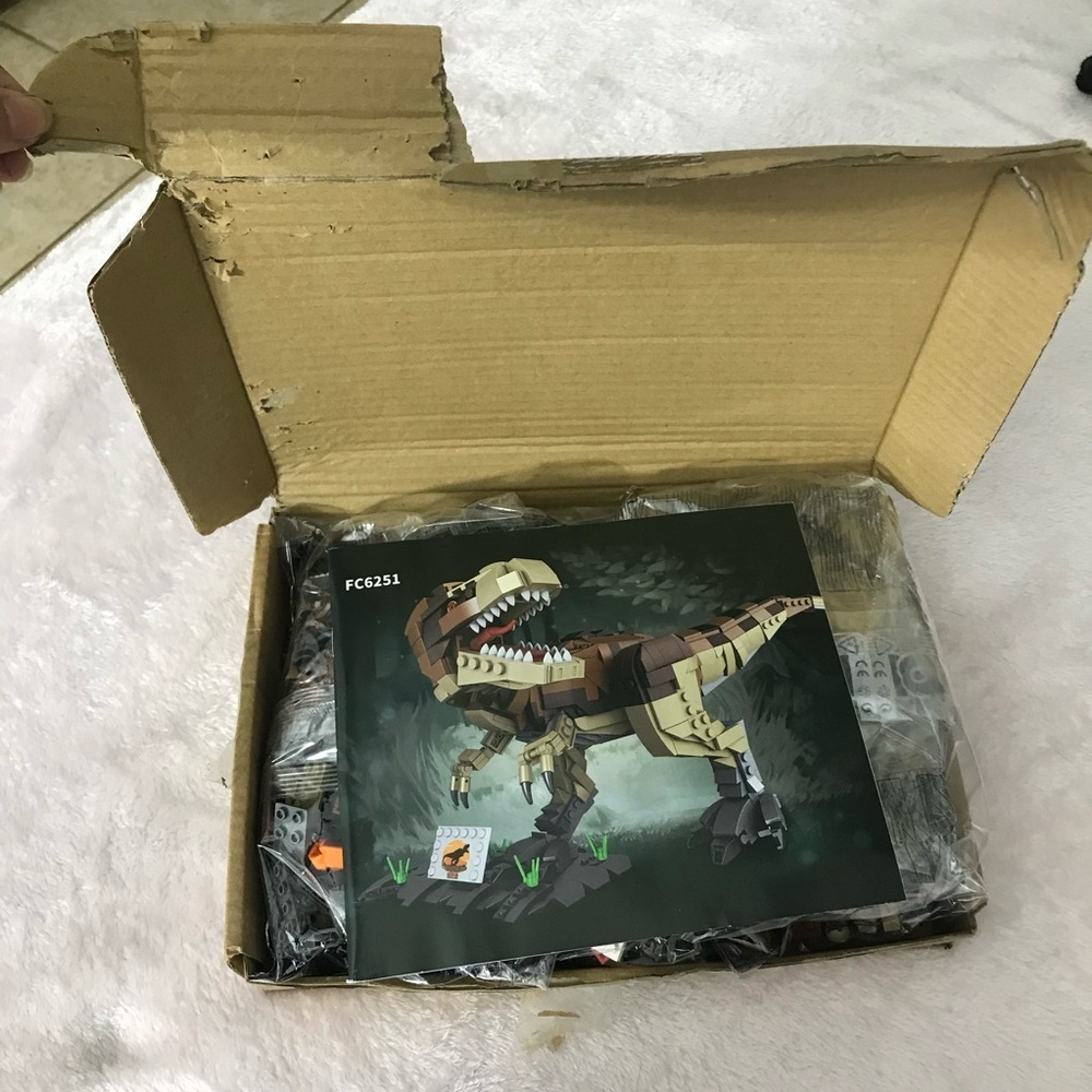 Dinosaur Building Blocks Beiouya Building Block Toys Dinosaur NEW - Picture 7 of 11
